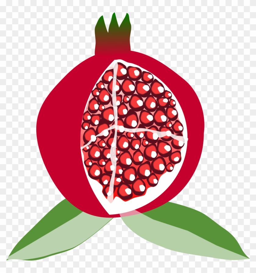 Clipart Pomegranate Fruit - Pomegranate Logo Png #530921