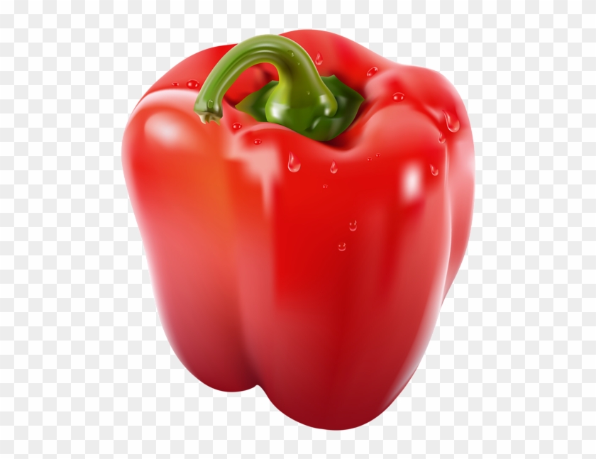 Transparent Red Pepper Png Clipart Picture - Red Bell Pepper Png #530934