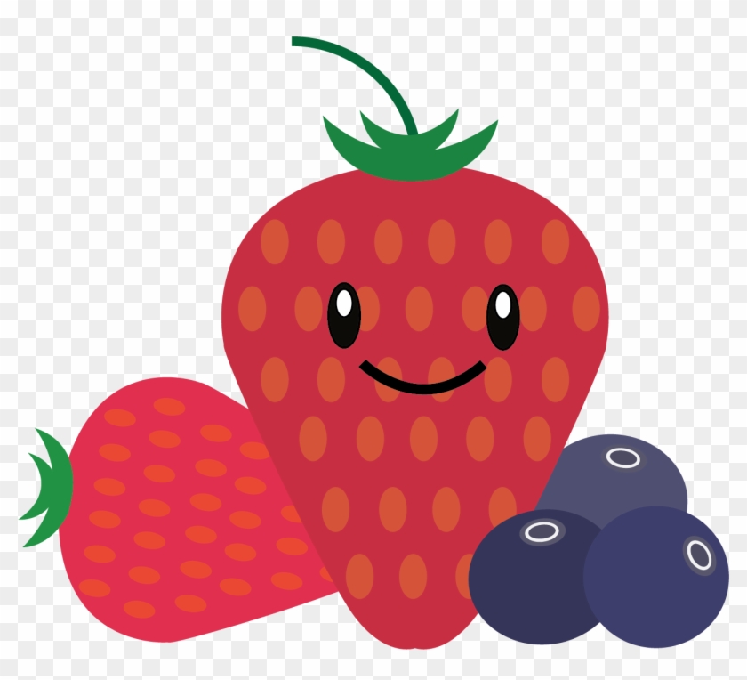 Pineapple Berries Watermelon - Cartoon Berries #530954