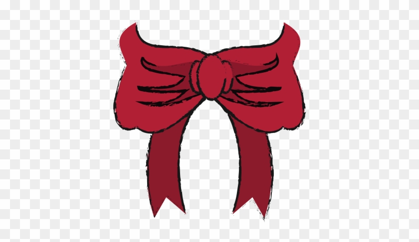 Ribbon Bow Vector Icon Illustration - Vector Graphics #530969