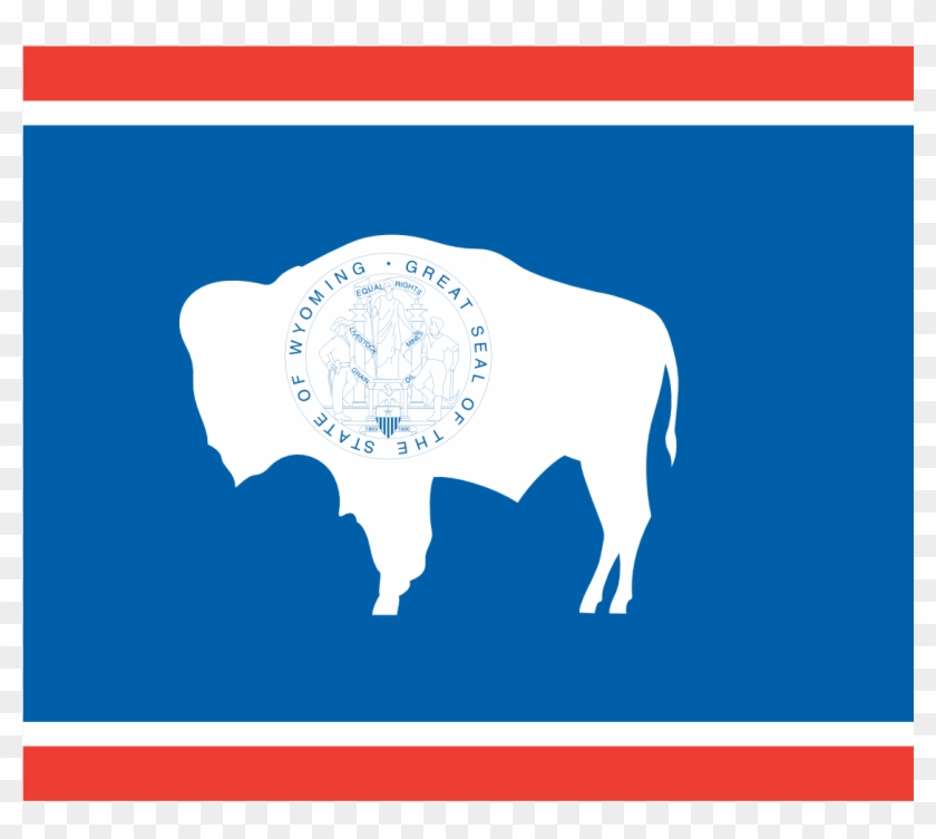 Wyoming - Clipart - Wyoming State Flag #531069
