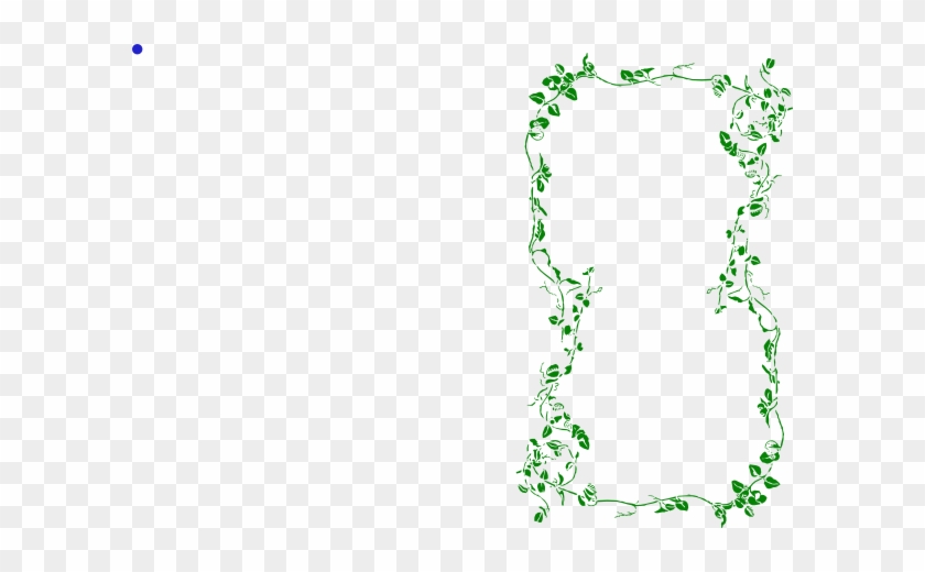 Green Ivy Vine Border Clip Art At Clker - My Name Is Baylee #531256