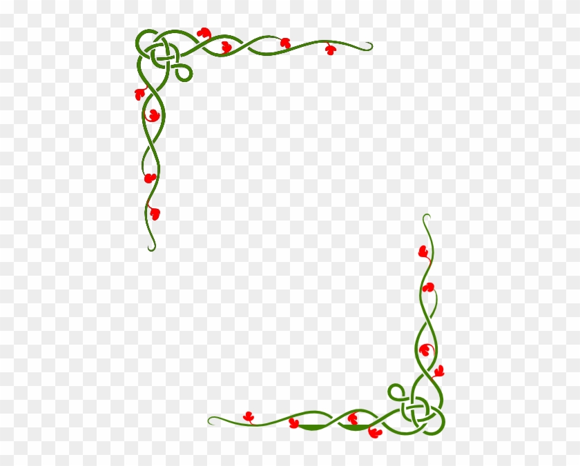 Green Vines Clip Art - Borders For Funeral Programs #531264