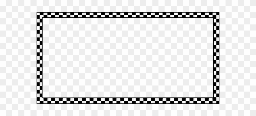 Horse Racing Clipart Racetrack - Checkered Border #531273