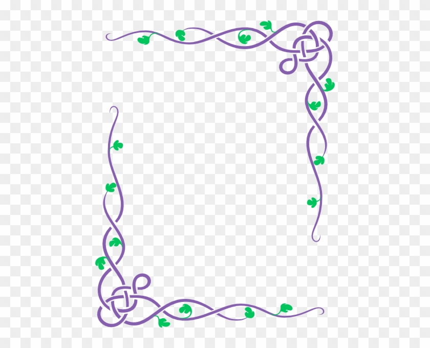 This Free Clip Arts Design Of Purple And Green Vines - Urdu Quran Word To Word #531283