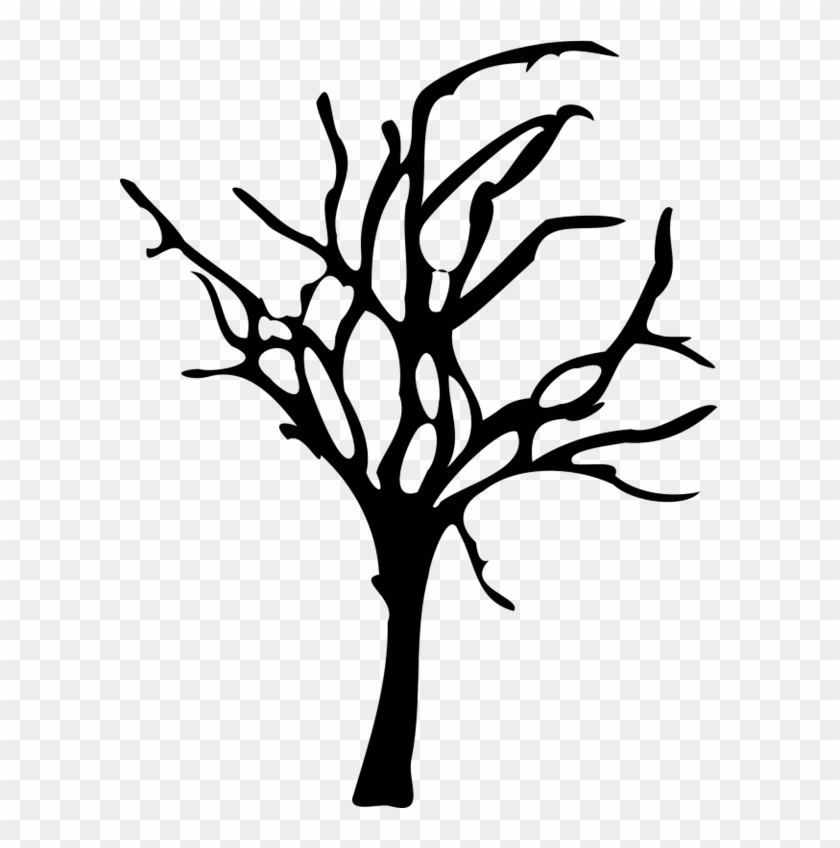 Silhouette Drawing Of Halloween Small Dead Tree Spooky Tree Silhouette Png Free Transparent Png Clipart Images Download