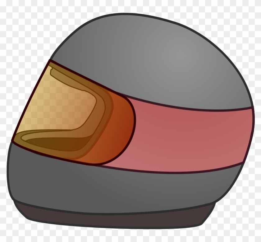 Simple Bike Racing Helmet Icon - Vector Space Helmet Transparent #531302