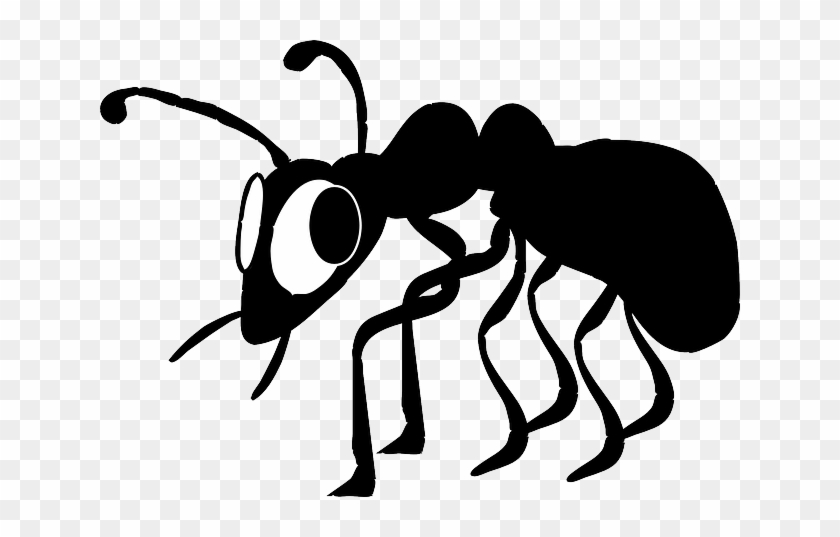 Black, Cartoon, Ant, Bug, Insect, Animal - Cartoon Ants #531321