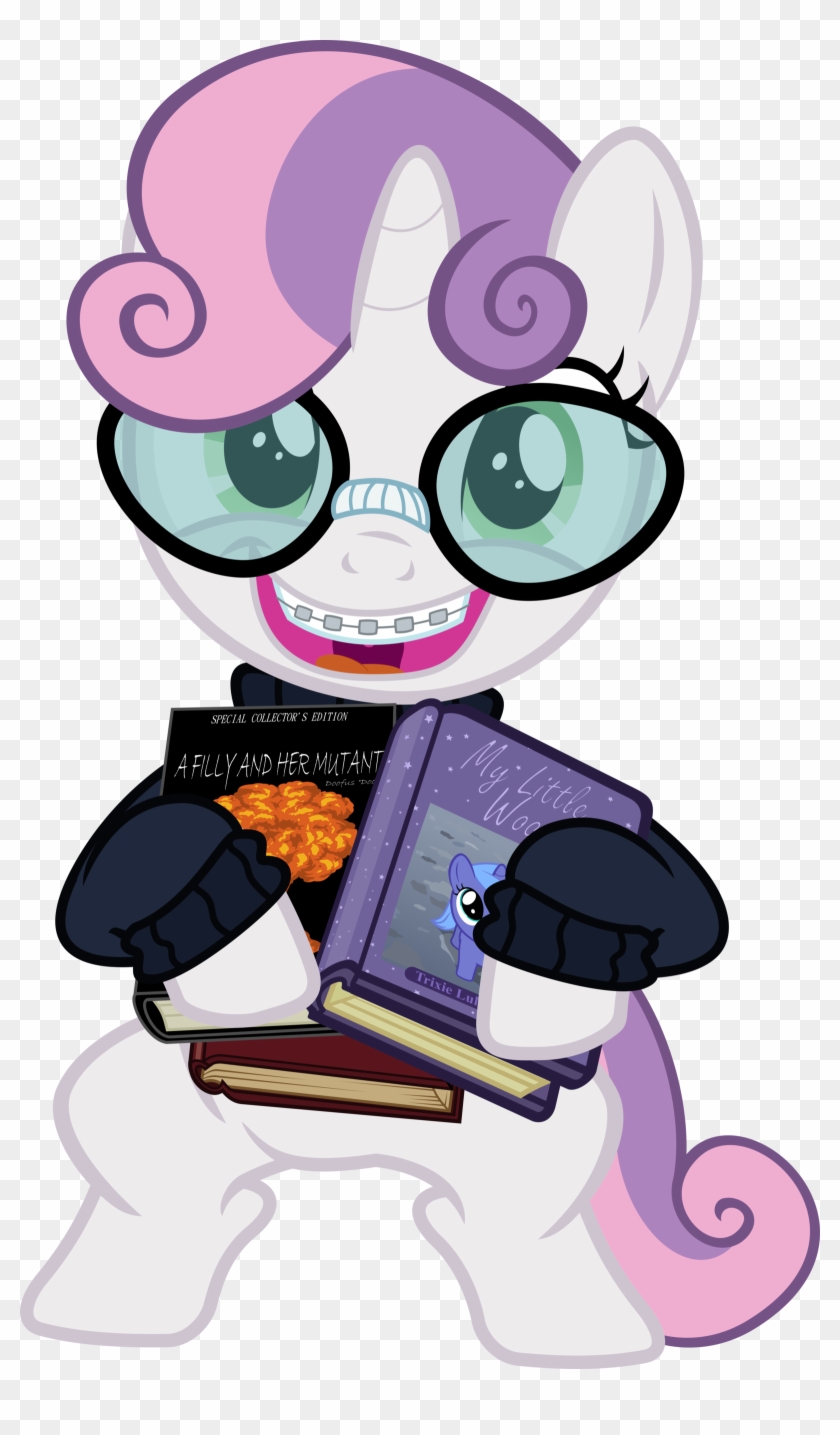 Bookworm Sweetie Belle By Magister39 On Deviantart - Link And Sweetie Belle #531333