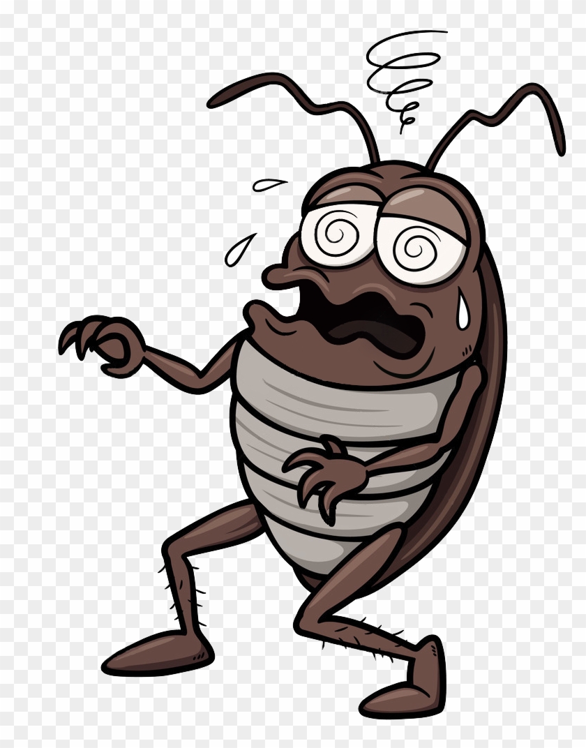 Bed Bug Control - Cockroach Cartoon Png #531374