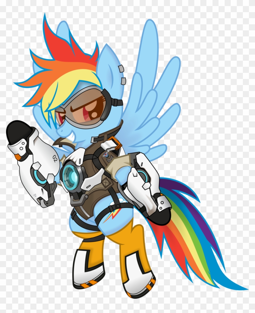 Analiz Sánchez, Artist - Tracer Rainbow Dash Shirt #531380