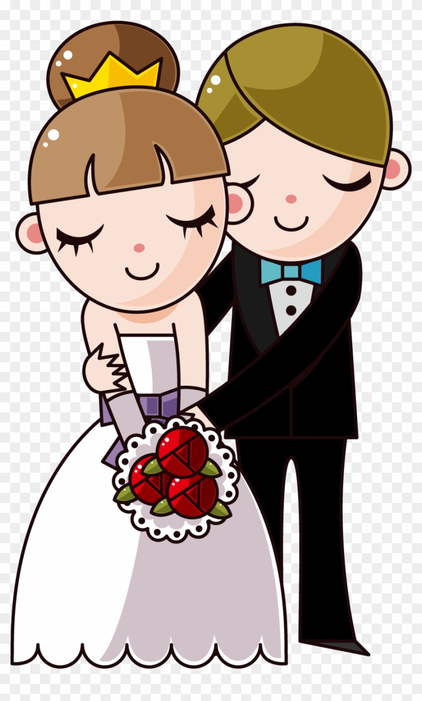 Wedding Invitation Bridegroom Illustration - Cartoon Wedding Gif #531438