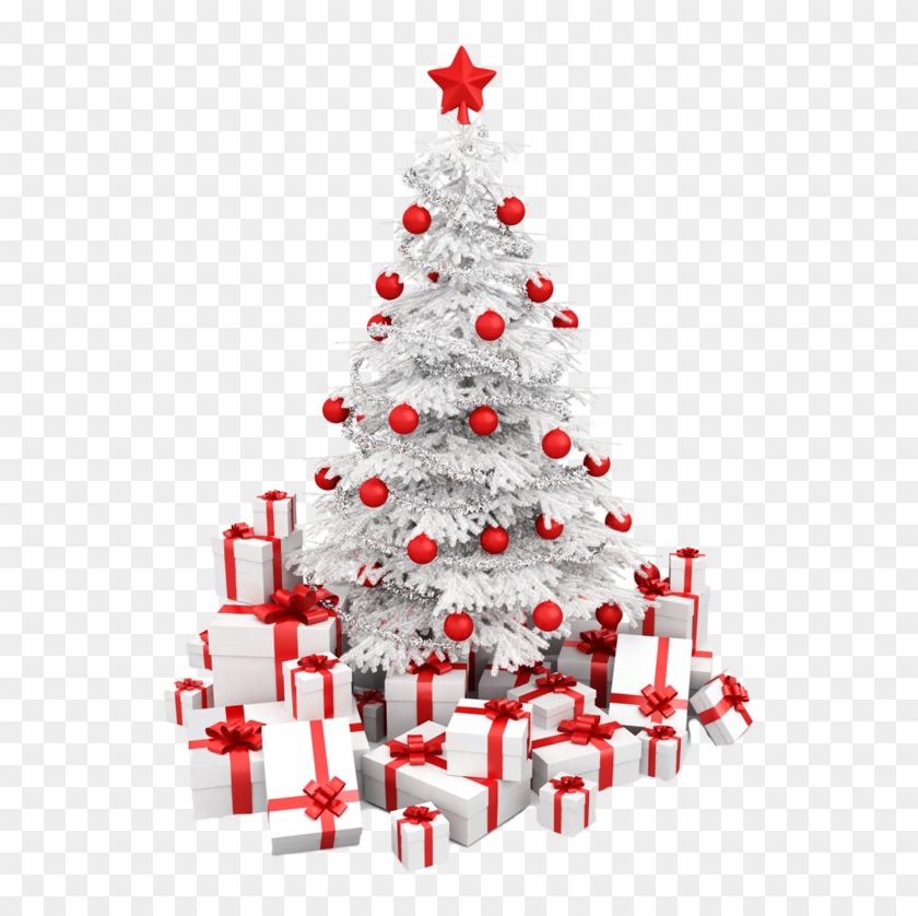 I Want A Red And White Tree - Sodial Thin Vinyl Studio Christmas Backdrop Photography #531441