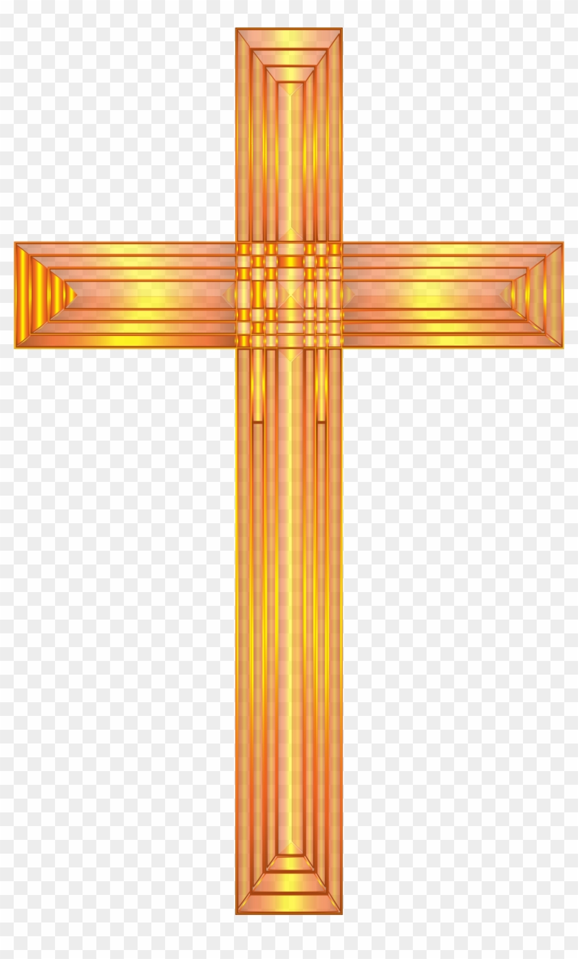 This Free Icons Png Design Of Golden Cross No Background - Cross Images No Background #531459