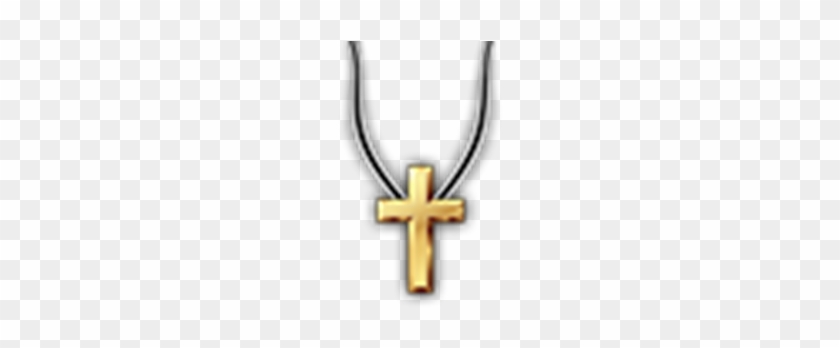 Golden Cross Necklace Hd Transparent - Roblox T Shirt Cross #531473