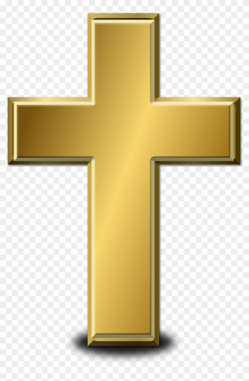 Gold Cross Png Image - Cross Png #531486