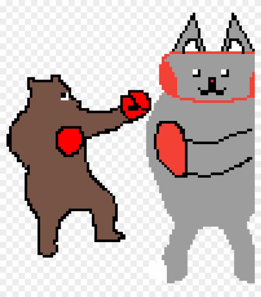 Boxing Bear - Cartoon #531688