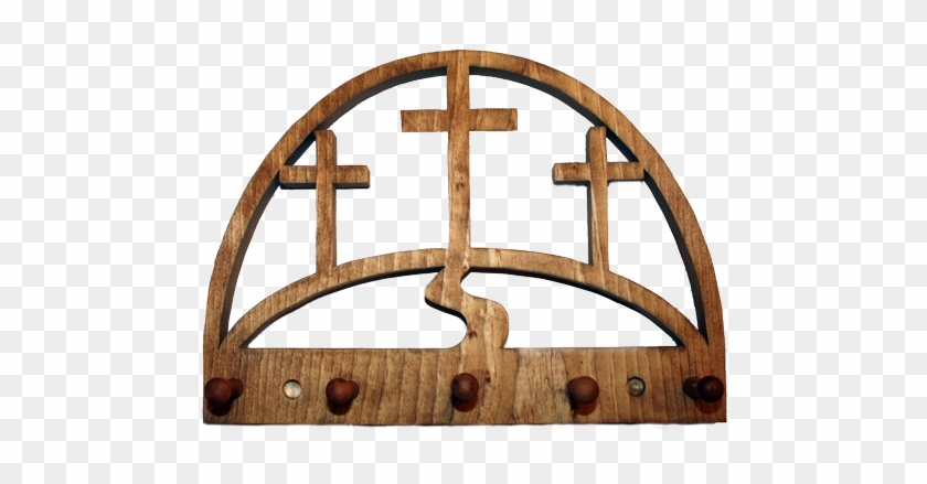 Trinity Cross Wall Hanger - Lumber #531714