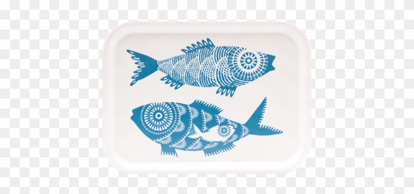 Shoal Of Fish/turquoise - Tray #531830