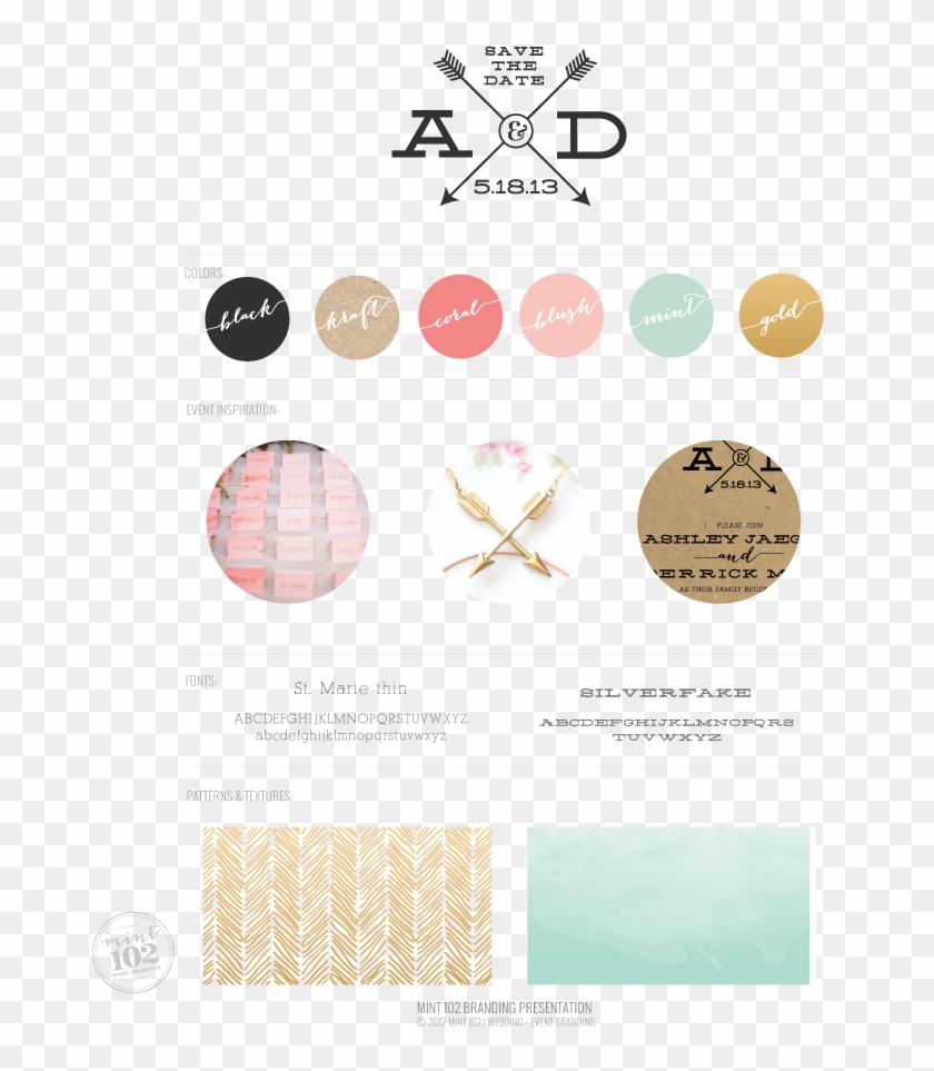 For A Wedding, But Very Much A Brand Identity, Kind - Logo #531845