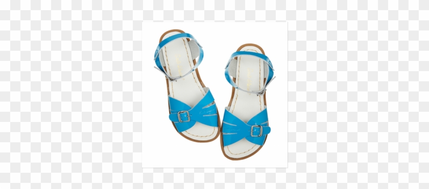 Salt Water Classic Turquoise - Salt-water Classic Leather Sandal In Shiny Turquoise #531857