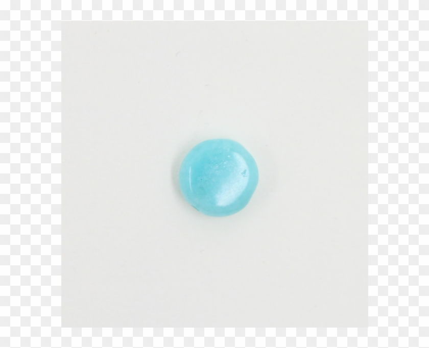 Perle Pastille Ronde 10mm Bleu Turquoise X1 - Jade #531873