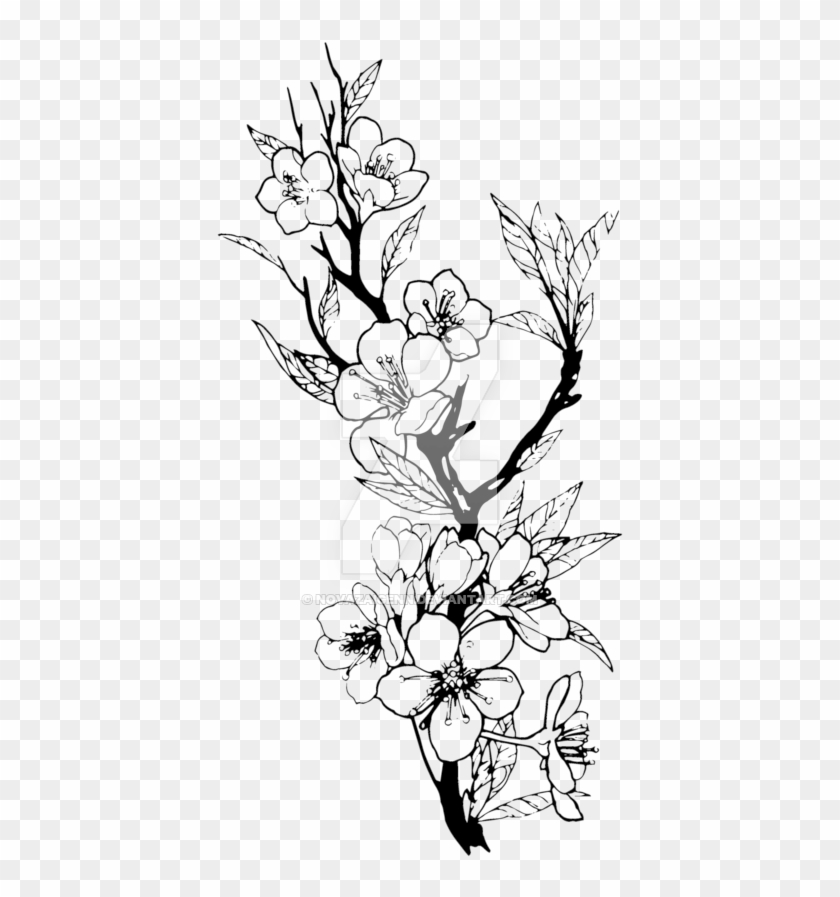 Flower Illustration By Novazaigenn Flower Illustration - Plantillas Para Tatuajes Flores #532032