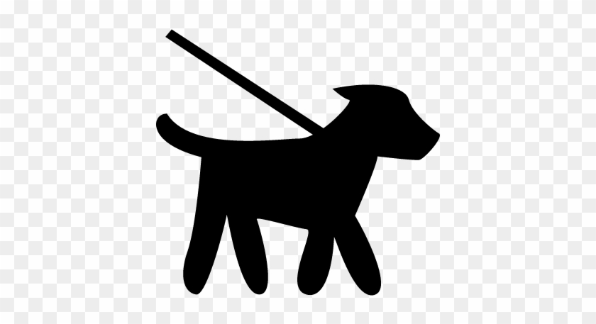 Walking Small Dog Pet Vector - Dog Walking Icon Png #532077