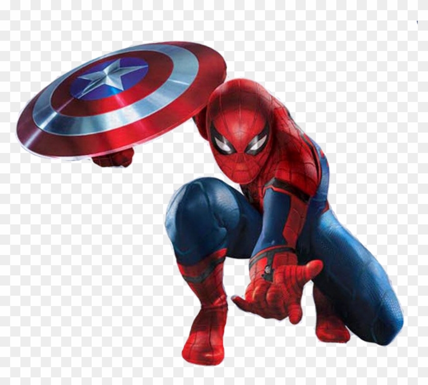 Spider Man Captain America Marvel Cinematic Universe - Spider Man Civil War Png #532131