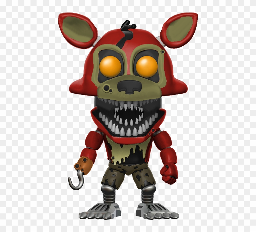 Twisted Foxy Pop Figure By Peterwayne32 - Fnaf Twisted Foxy Funko Pop #532303