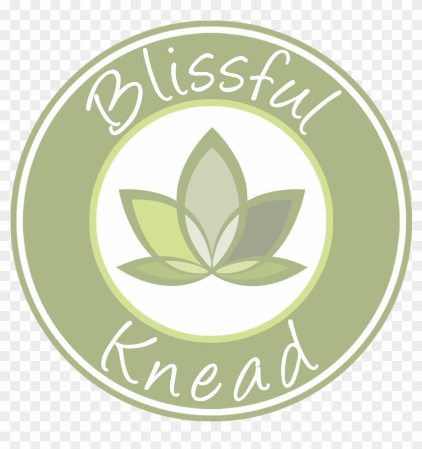 Blissful Knead Spa Logo Circle - Label #532312
