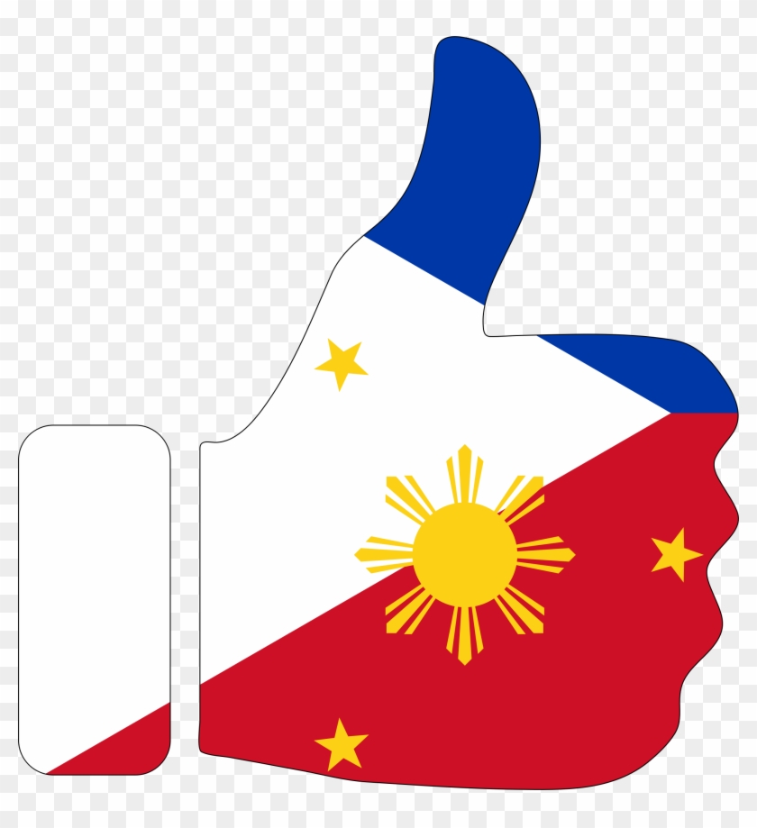 Up Philippines With Stroke - Philippine Flag Vector Png #532387