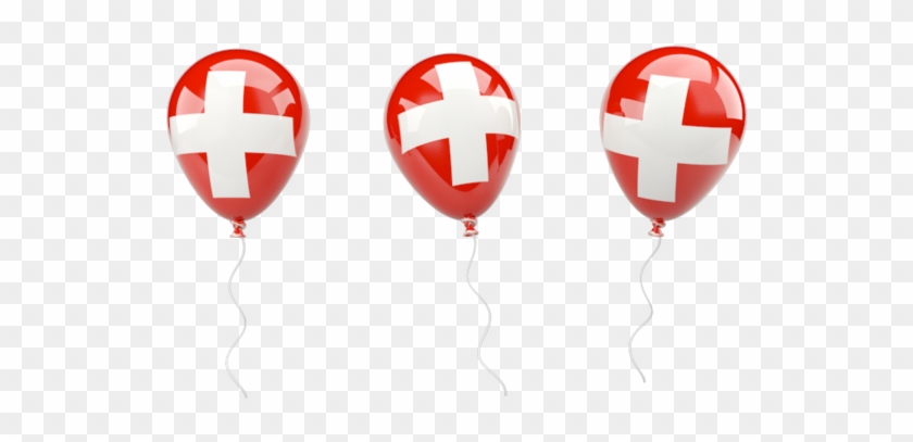 Thursday, 7 July - Switzerland Flag Balloons #532377