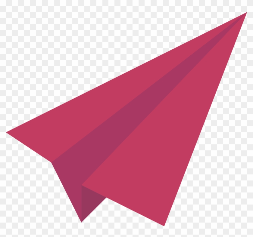 Triangle Magenta Maroon - Самолетик Png #532398