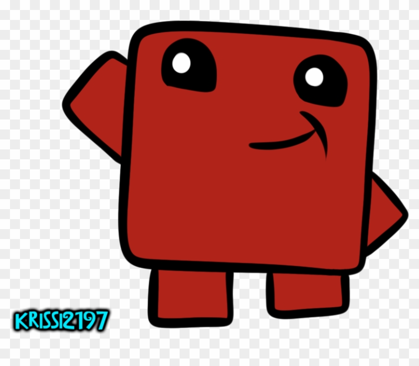 Super Meat Boy Meatloaf Game Clip Art - Super Meat Boy Cute #532399