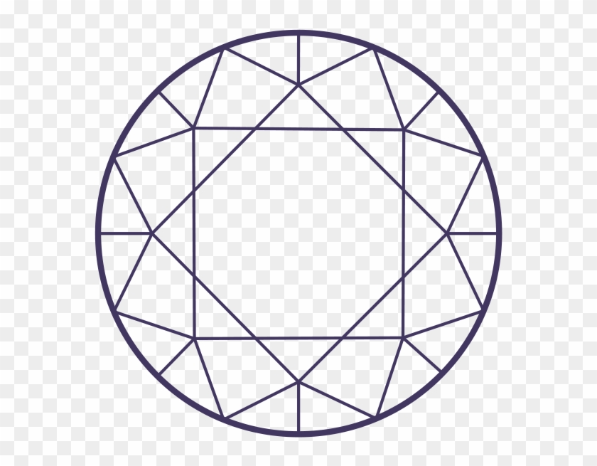 Round - Eight Pointed Star Symbol #532566
