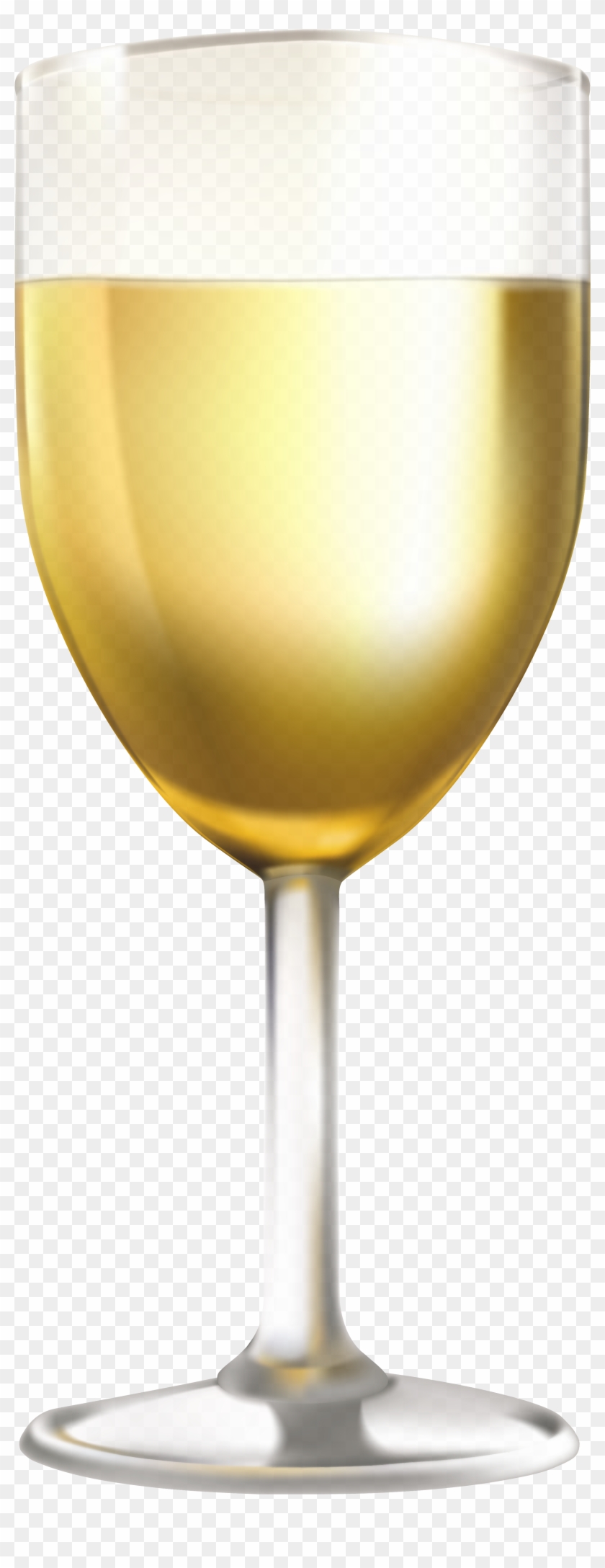 White Wine Glass Clip Art Image - White Wine Glass Png #532601
