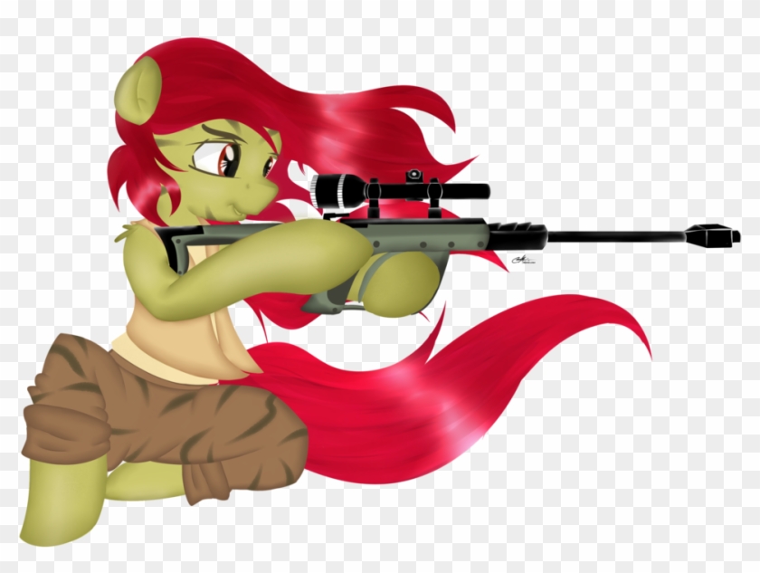 Saddnesspony, Dead Source, Earth Pony, Female, Gun, - Cartoon #532623