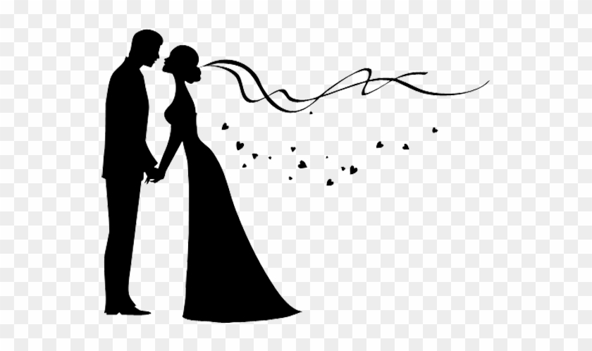 Bridegroom Wedding Invitation Silhouette - Wedding Couple Png Png #532624