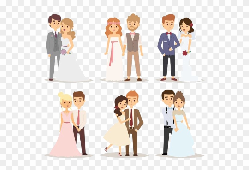 Marriage Euclidean Vector Couple Illustration - Marriage Euclidean Vector Couple Illustration #532716
