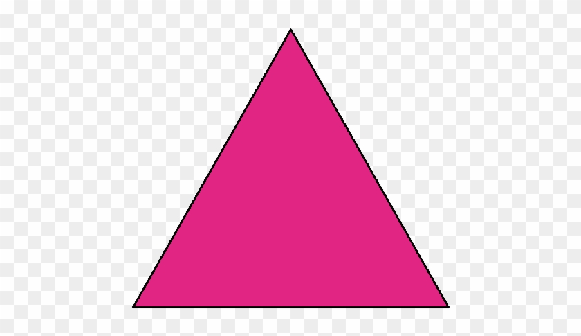 Ooo - Isosceles Triangle Pink #532761
