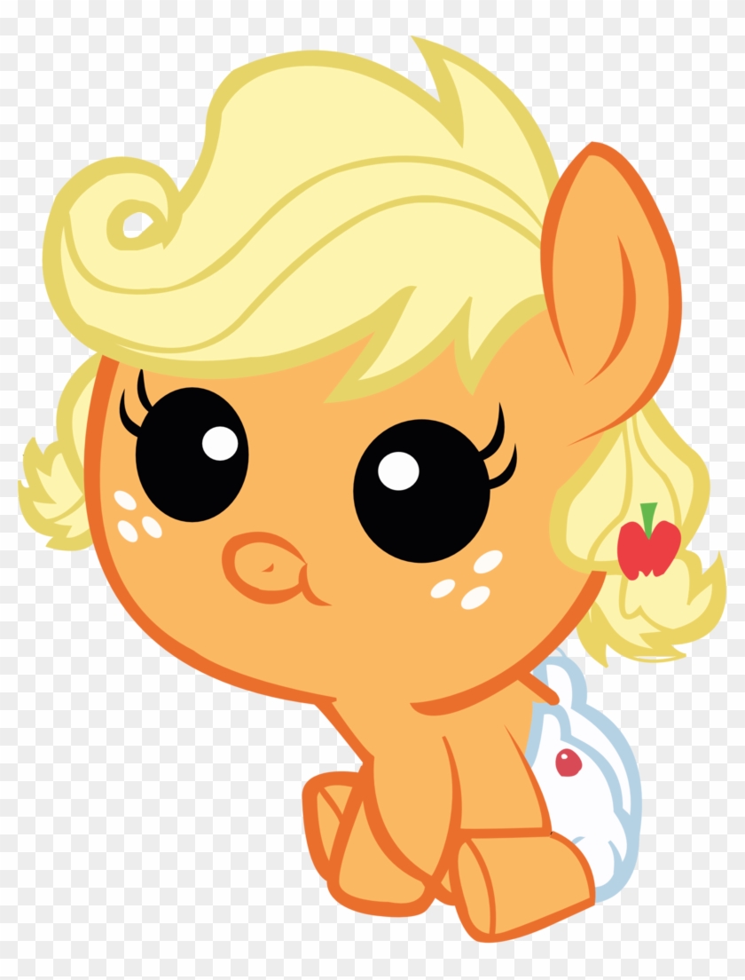 Apple Family Reunion, Applejack, Artist - My Little Pony Baby Applejack #532763
