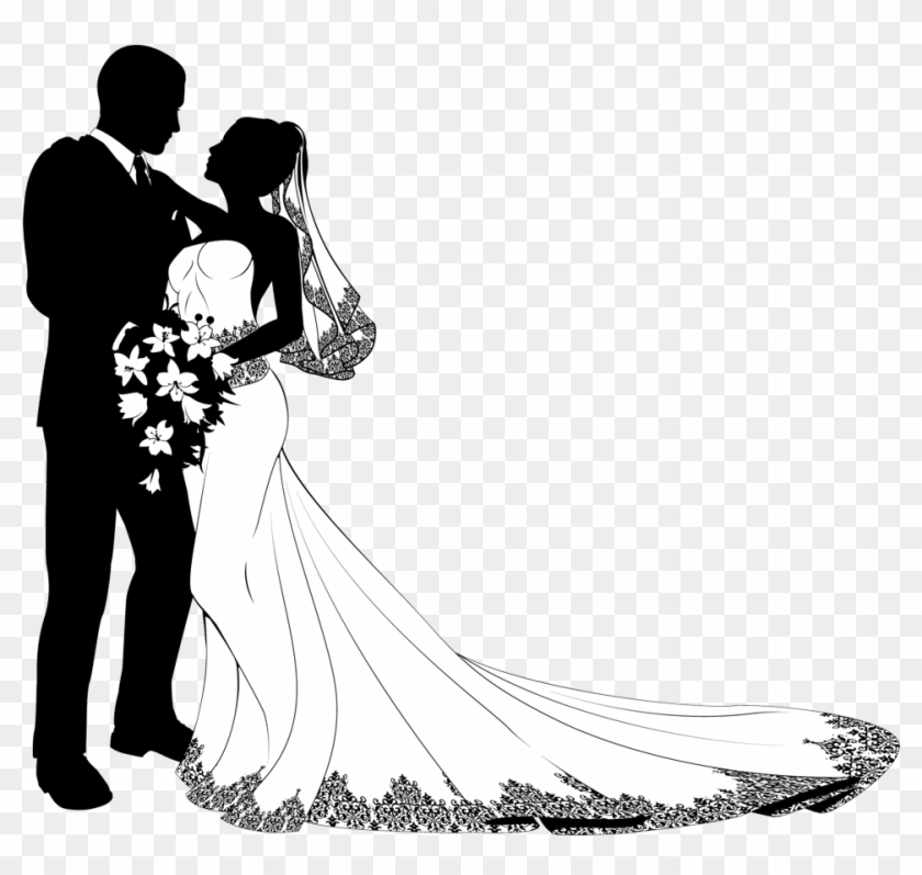 Bridegroom Wedding Clip Art - Wedding Couples Sketch #532802