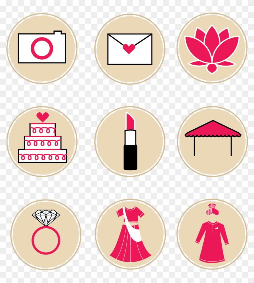 Wedding Website Design Sanjana Mathur - Wedding Site Icons #532817