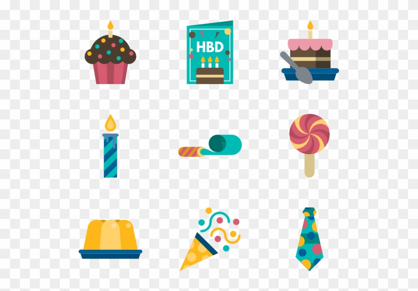 Birthday And Party Elements - Birthday Elements Png #532828