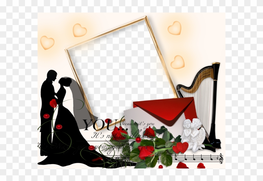 Romance Clipart Wedding Day - Wedding Frame In Png #532834