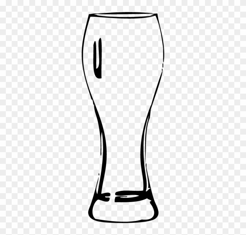 Pin Beer Glass Clip Art Black And White - Glass #532879