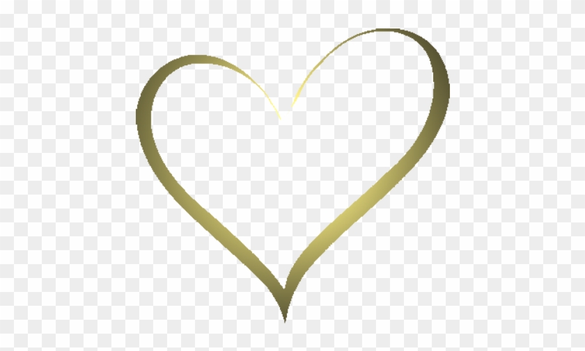 Heartshapegold2 - Heart Shape Gold Png #532941