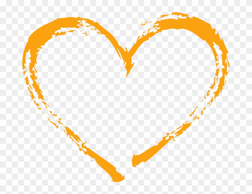 Steelasophical Wedding Dj Love Heart Orange Png - Orange Heart Png #532948