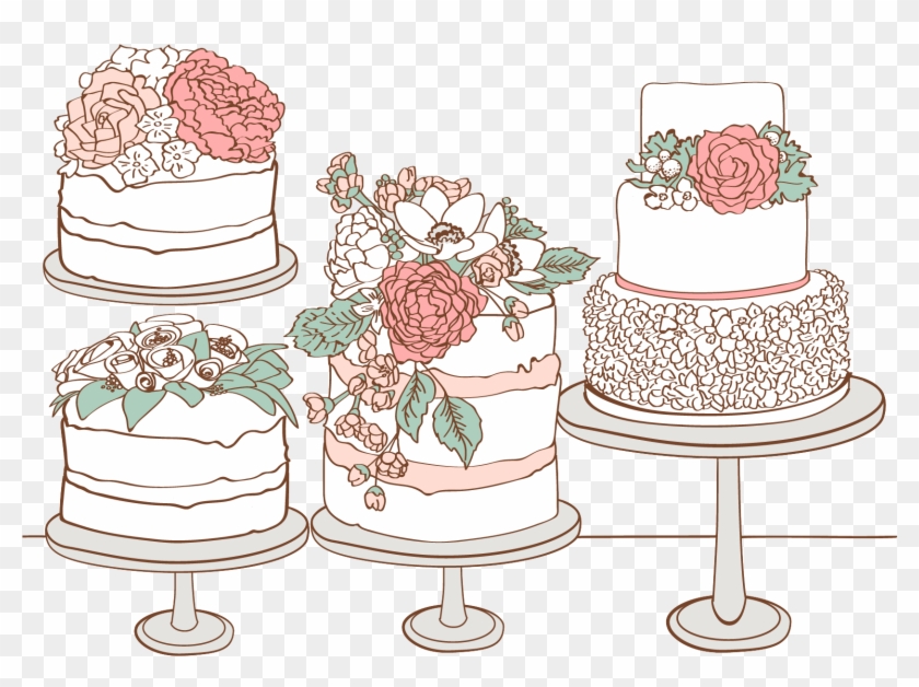 Custom Cakes & Cupcakes - Wedding Cake #533016